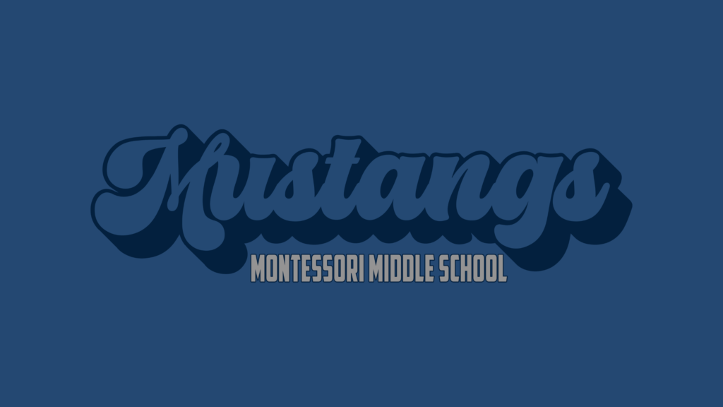 Mustangs middle school banner